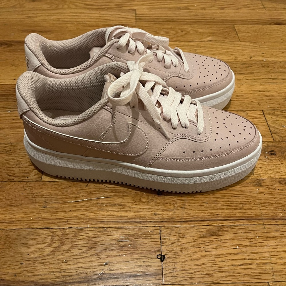 Pink Nike Platform Sneakers